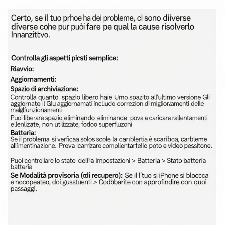 Diagnosi iPhone