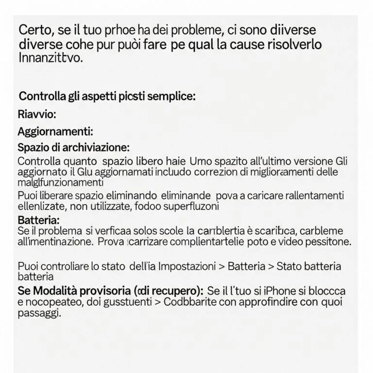 Diagnosi iPhone